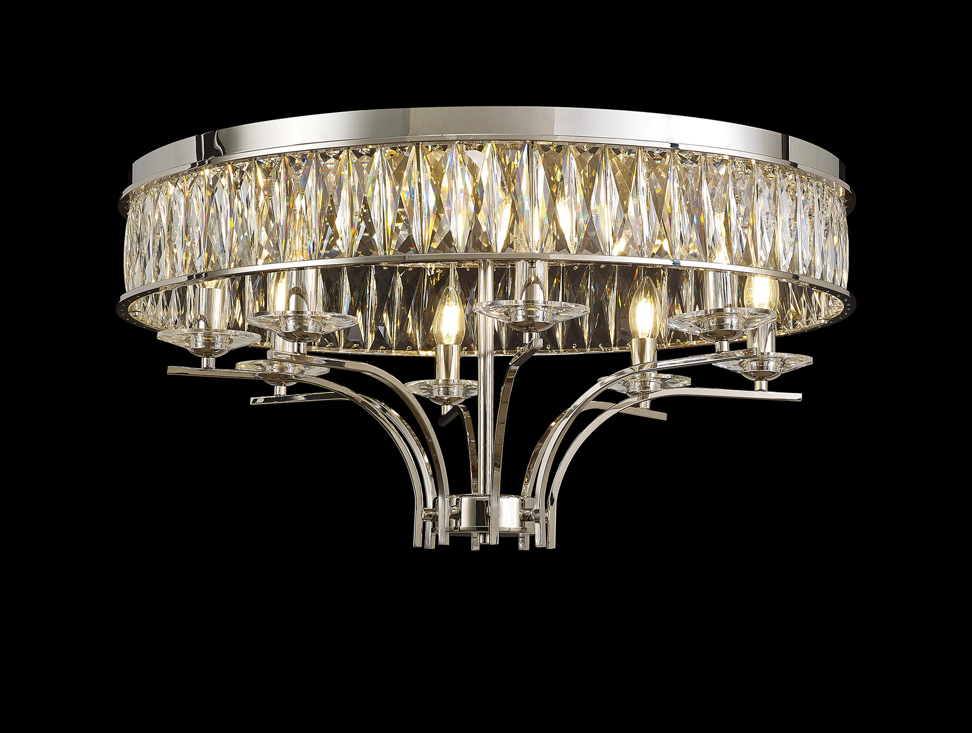 IL31831  Vivienne Crystal Ceiling 8 Light